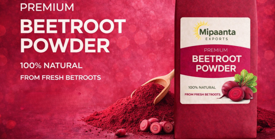Our beetroot powder is made from carefully selected beetroots, naturally processed to preserve vibrant color, rich nutrients, and earthy flavor—offering a wholesome and natural boost for healthy food and beverage choices.